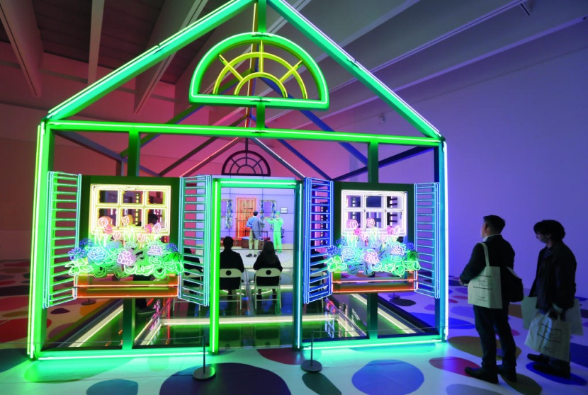 المنزل المضاء