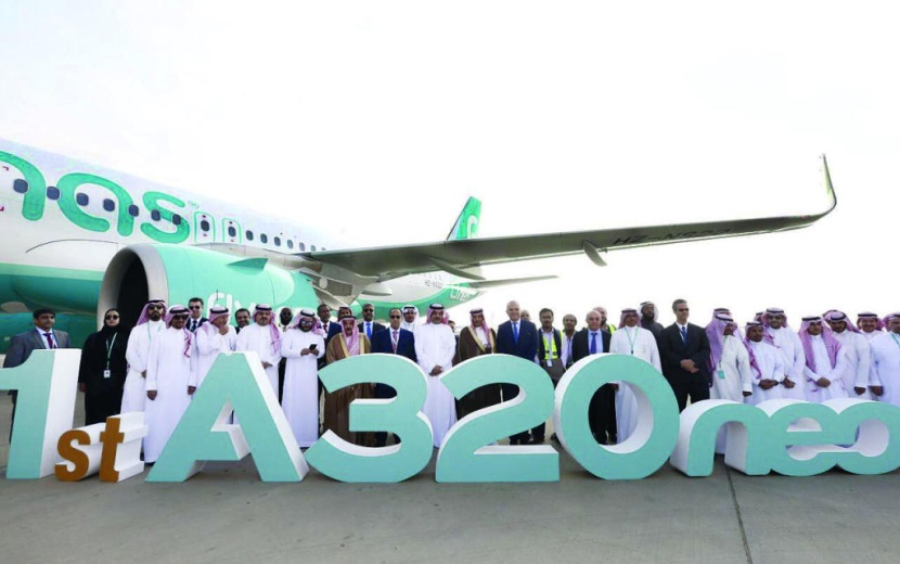 طيران ناس يتسلم أولى طائراته الجديدة من طراز إيرباص ‏A320neo