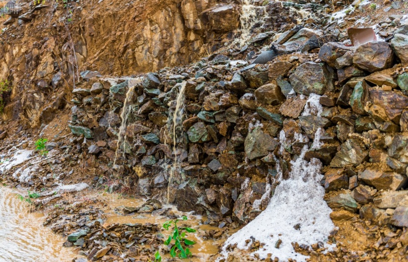 أمطار على منطقة الباحة