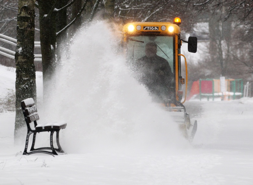 موجة من الثلوج الكثيفة في قلب أوروبا