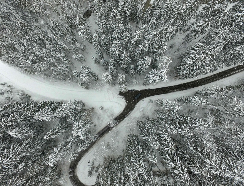 موجة من الثلوج الكثيفة في قلب أوروبا