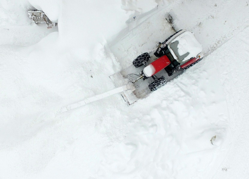 موجة من الثلوج الكثيفة في قلب أوروبا