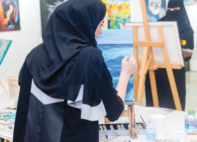 «صيف جسفت» .. مبادرة فنية لتنمية الحس الجمالي التشكيلي