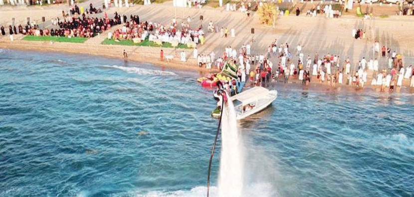 لأول مرة .. أملج تشهد عروض «فلاي بورد»