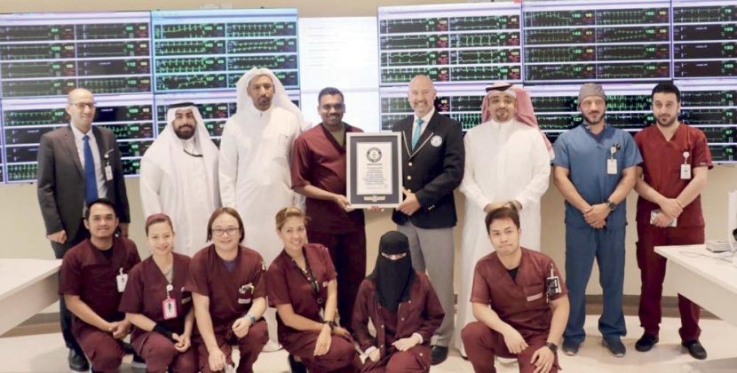 «الحبيب الطبية» تدخل «جينيس» لأكبر غرفة قيادة وتحكم لوحدات العناية المركزة عن بعد في العالم