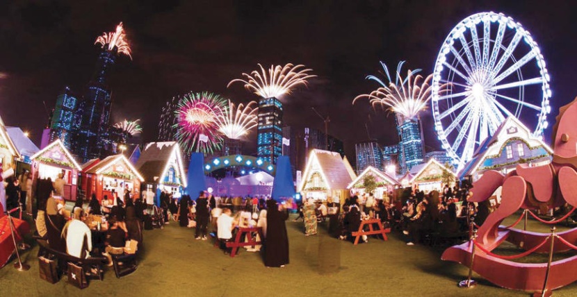 في «ونتر وندر لاند» .. مطعم معلق يجذب عشاق المرتفعات