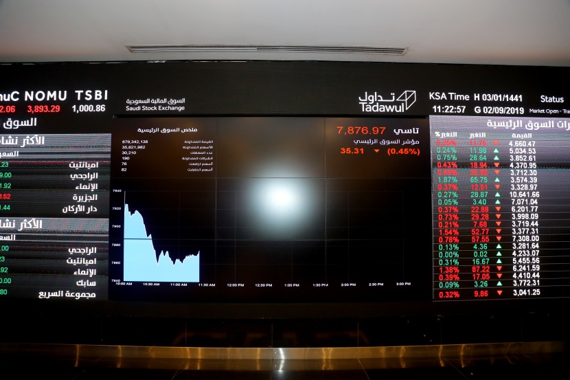 الأسهم السعودية تبدأ تعاملاتها على انخفاض 6 نقاط