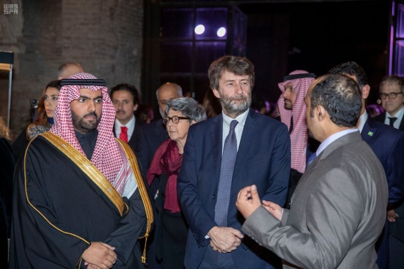 وزير الثقافة يفتتح معرض "روائع آثار المملكة" في روما