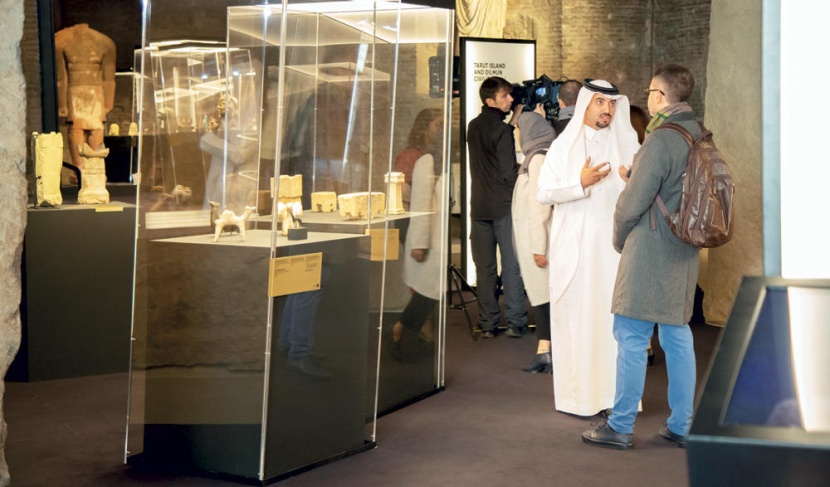 آثار «روائع المملكة»  تعزز العلاقات التاريخية بين الحضارتين العربية والرومانية