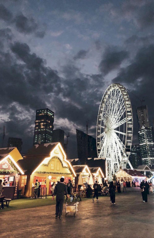 التزلج في «ونتر وندر لاند» يضفي مزيدا من الترفيه على الزائرين