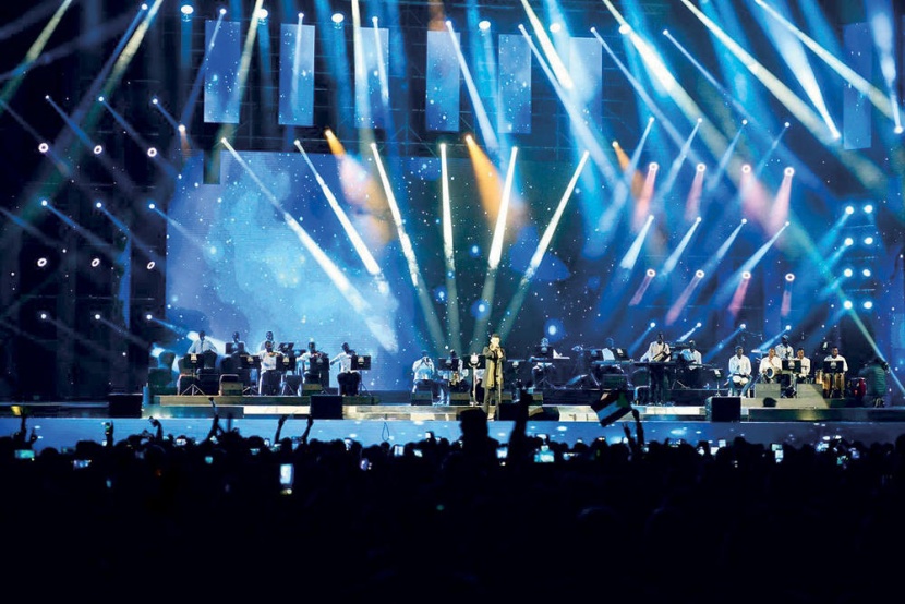 في أجواء من الفرح والجمال ..«سودان المحبة» أكبر ليالي شتاء الرياض