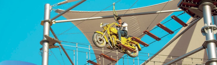 «تحدي الحبال» .. تجربة لعشاق الألعاب التنافسية في «صحارى الرياض»