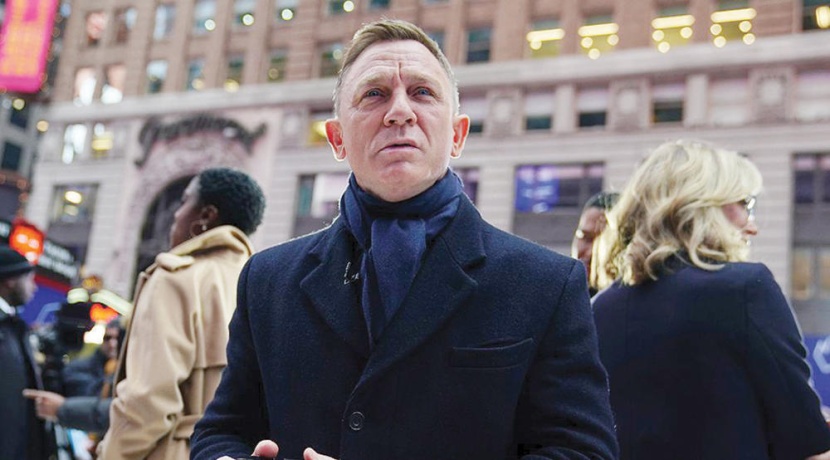 دانيال كريج يؤدي للمرة الخامسة والأخيرة 
دور جيمس بوند