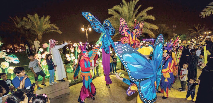 «الحديقة الليلية» .. إبهار بصري ووجهة مهمة لزوار موسم الرياض