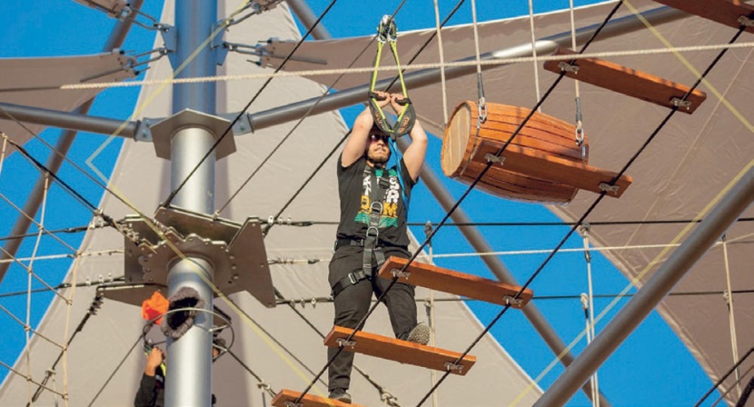 «صحارى هايك» .. تجارب جديدة لزوار «شتاء الرياض» في التخييم واليوجا