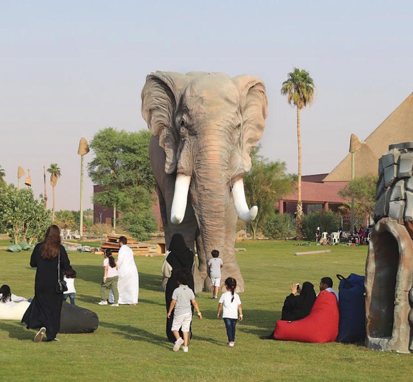 «الرياض سفاري» تودع زوارها بعد 80 يوما من المغامرات