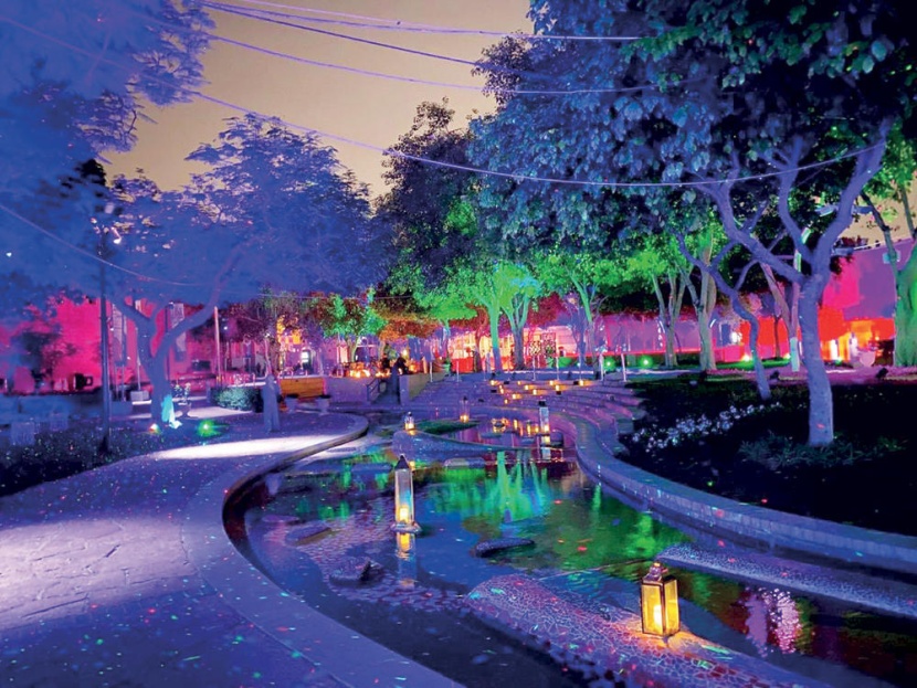 «هنا المربع» .. أجواء تاريخية من عبق الرياض