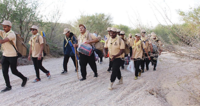 «كشافة الرياض» تسدل الستار 
على فعاليات «التحدي والمغامرة»