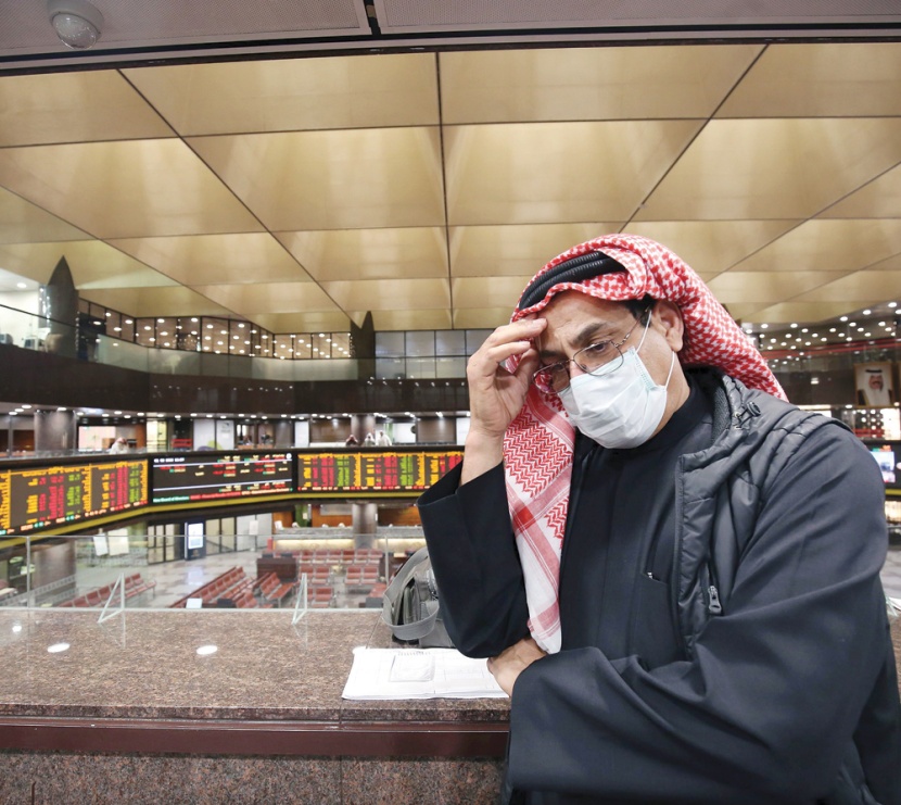 ذعر «كورونا» يهوي ببورصات الخليج .. تراجعات تتجاوز 10 % من أعلى مستوياتها للعام