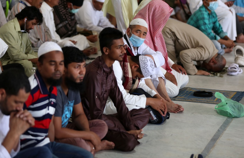 الحرم المكي بعد إغلاق صحن المطاف والمسعى إثر تعليق العمرة مؤقتا 