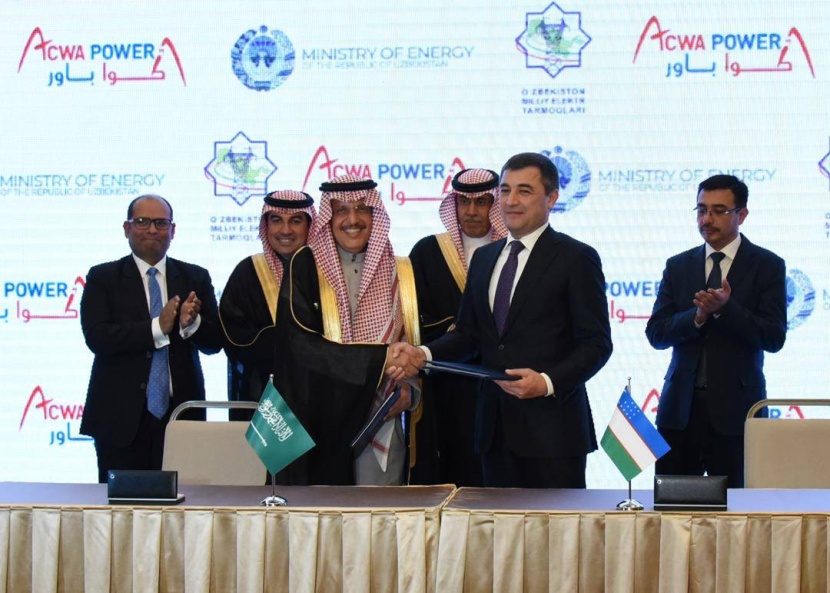 «أكوا باور» توقع اتفاقيات استراتيجية مع وزارة الطاقة الأوزبكية