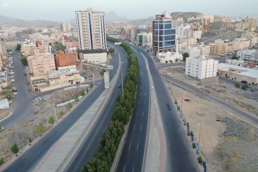 صور جوية لمكة المكرمة وسط التزام عال من الجميع لإجراءات منع التجول  