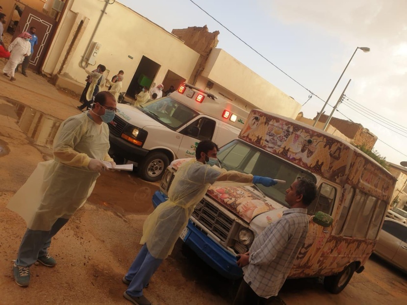 "صحة الرياض" تنفذ حملة مسح ميداني على مساكن و تجمعات العمالة بشقراء لمكافحة "كورونا