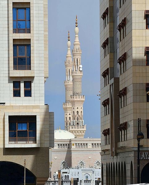  مآذن المسجد النبوي.. عمارة إسلامية على مر العصور .