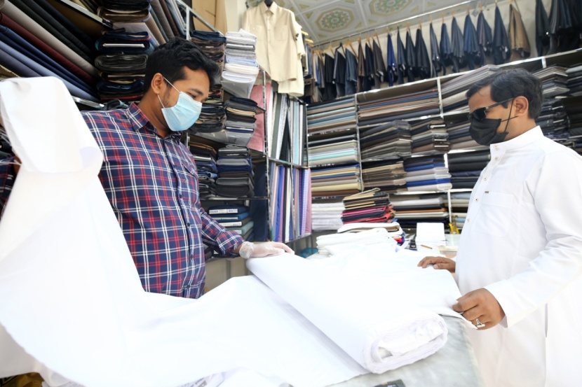 عودة الحركة إلى أسواق الرياض مع الأخذ بتدابير الوقاية من كورونا