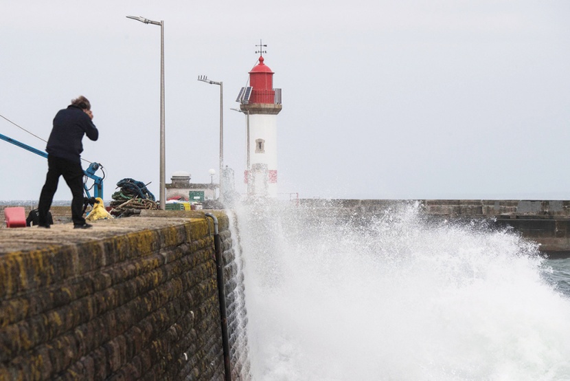 لقطة الأمواج