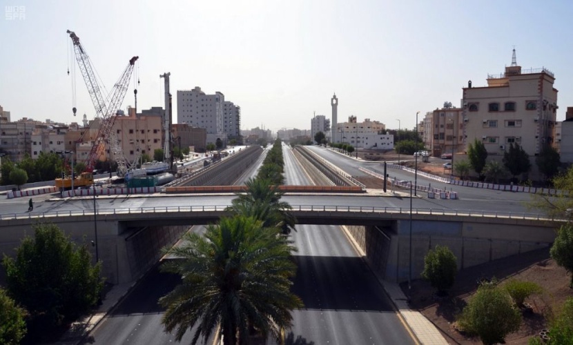 أهالي المدينة المنورة يلتزمون بقرار منع التجول الكلي في أول أيام عيد الفطر
