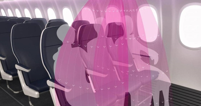  لا حواجز ولا أقنعة.. ابتكار أكثر ذكاء لحماية ركاب الطائرات   