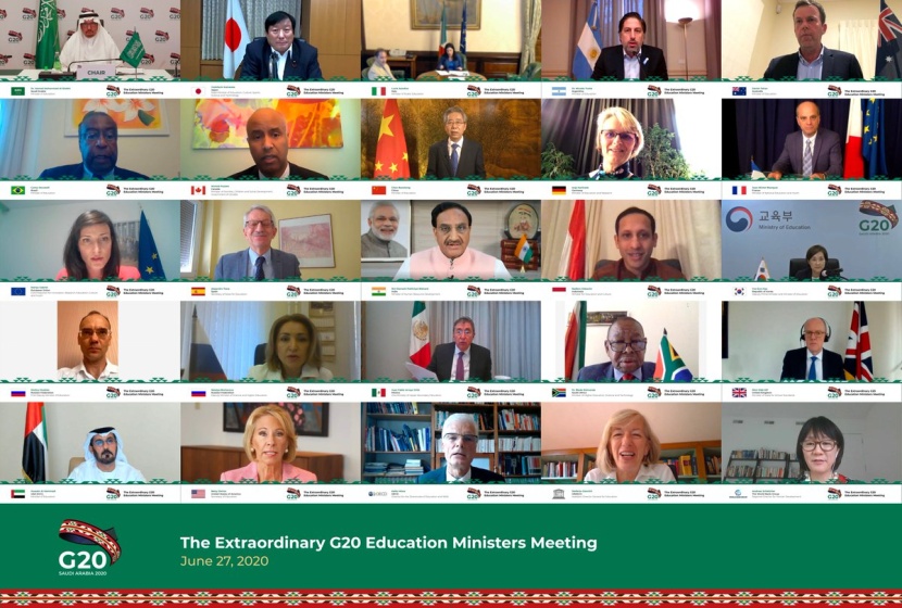 مجموعة العشرين تتعهد بتعزيز مرونة النظم التعليمية وتحسين أساليب التدريس خلال الجائحة