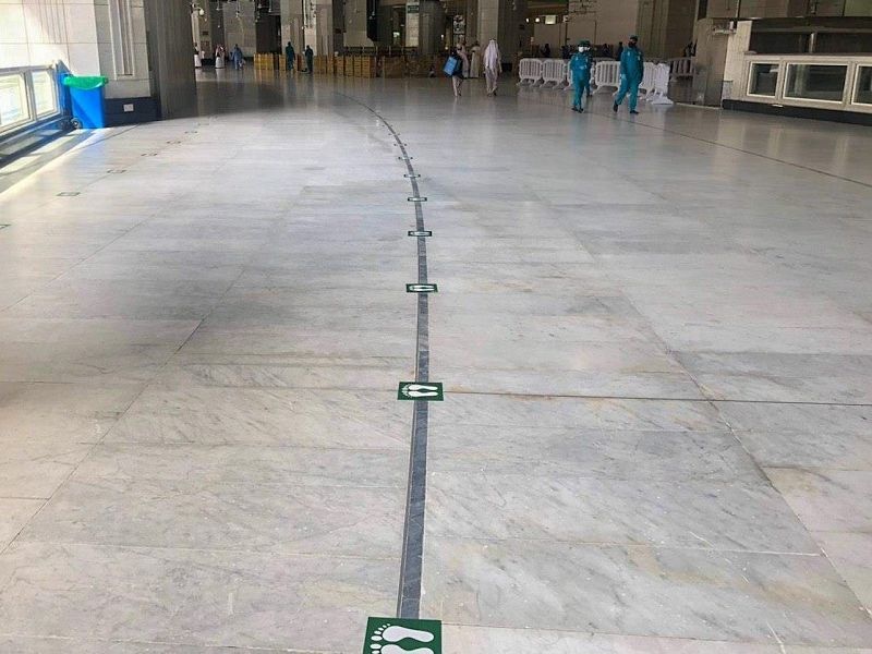 بمسارات افتراضية .. تهيئة المسجد الحرام وصحن المطاف لاستقبال ضيوف الرحمن