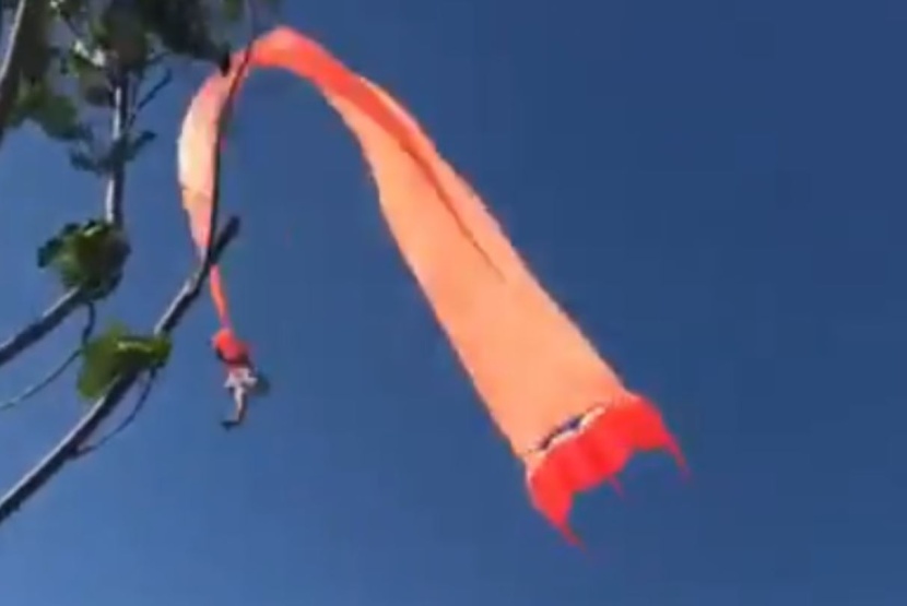 نجاة طفلة في تايوان بعد أن سحبتها طائرة ورقية