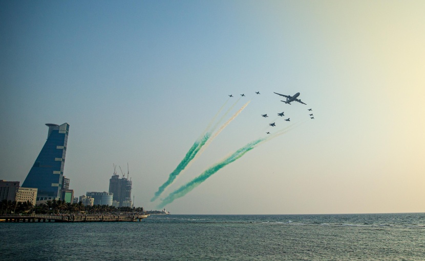 الاستعراض الجوي في جدة