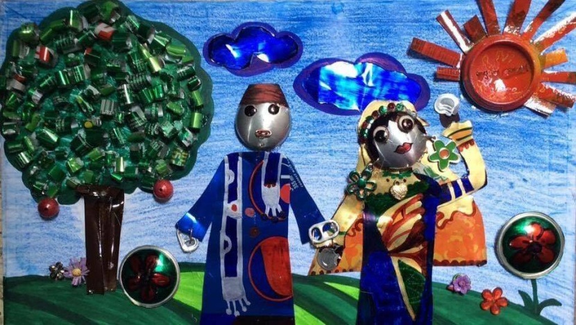 فن من العدم .. تحويل «المخلفات» إلى أعمال مبهجة