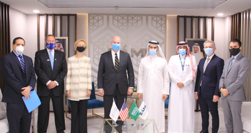 "السعودية للصناعات العسكرية" تبحث فرص التعاون مع الشركات الأمريكية