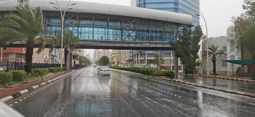 مكة تحت المطر