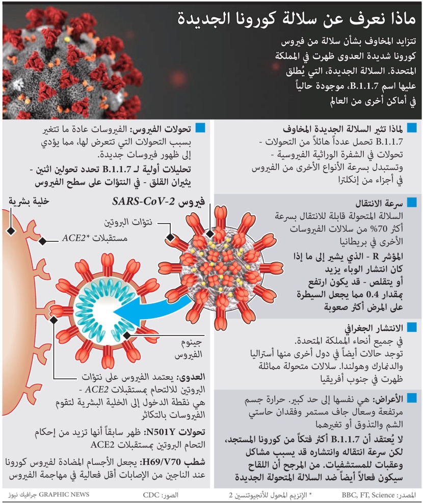‏ماذا نعرف عن سلالة كورونا الجديدة؟