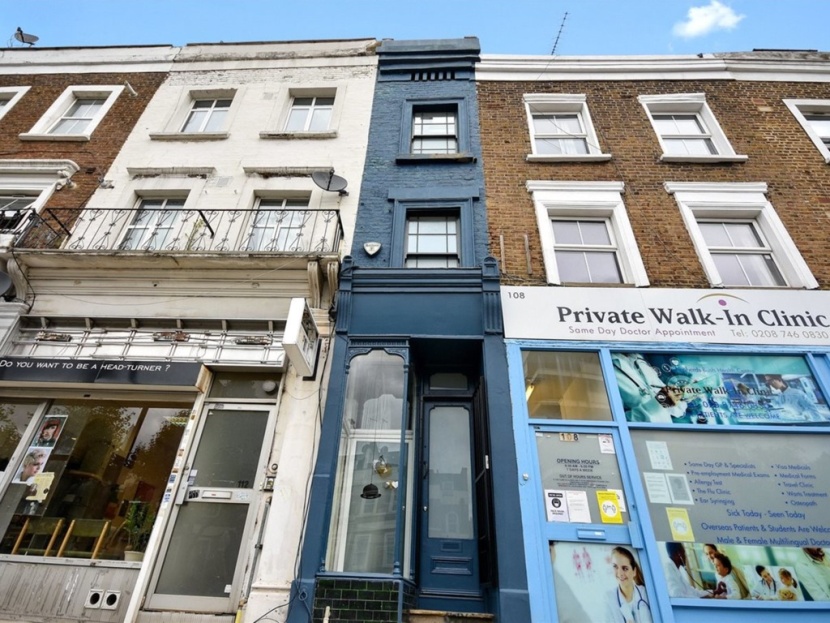 أضيق منزل في لندن للبيع بأكثر من مليون يورو 