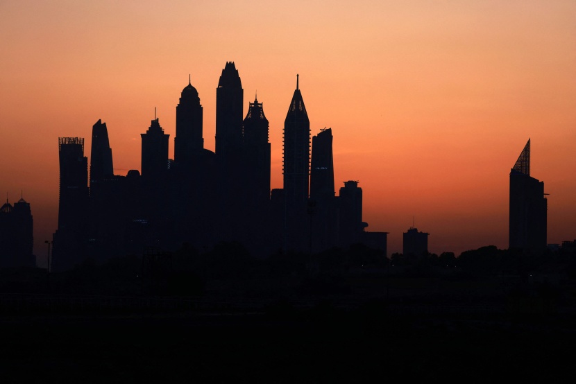 صور لمرسى دبي عند غروب الشمس 