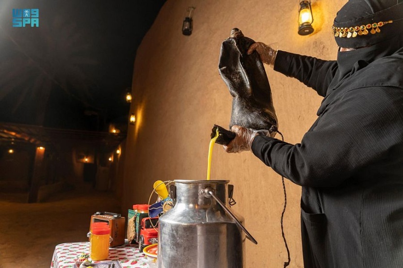 صناعة السمن البري في الجوف .. حرفة يدوية تحقق عوائد اقتصادية