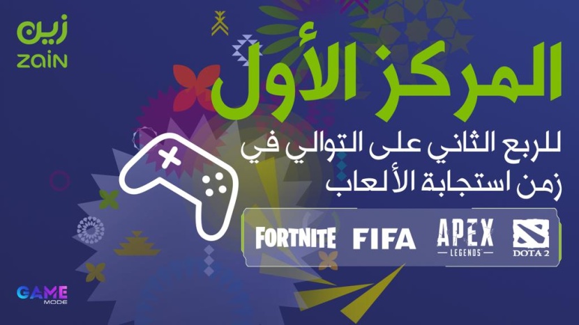 "زين السعودية" تتصدر تقرير Game Mode مجددا