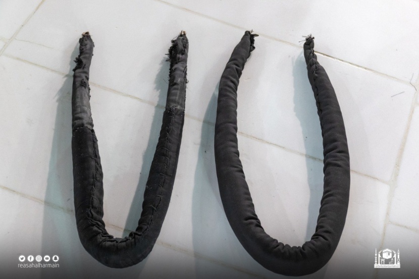 عبر كوادر وطنية .. صيانة الكينار الخاص للحجر الأسود المعمول بسلك الفضة المطلي بماء الذهب
