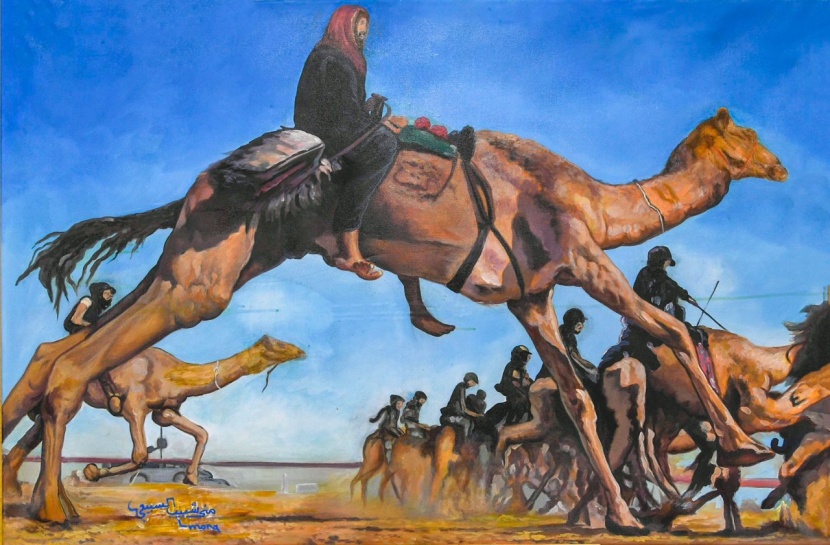 مهرجان الهجن يمزج بين الفن والتراث
