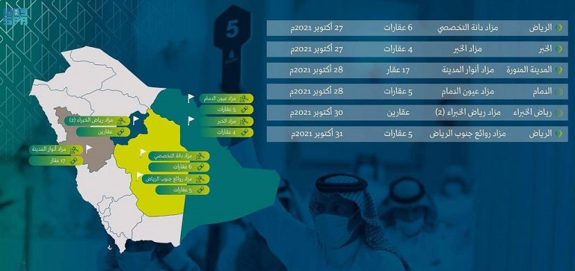 "إنفاذ" يستعرض 39 فرصة استثمارية بمساحات تتجاوز 217 ألف متر مربع