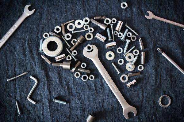 استخدام الأدوات الميكانيكية يحسن مهارات اللغة .. الرابط: الدماغ