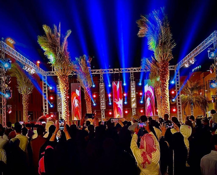 عروض تاريخية ثلاثية الأبعاد على جدران قصر المصمك