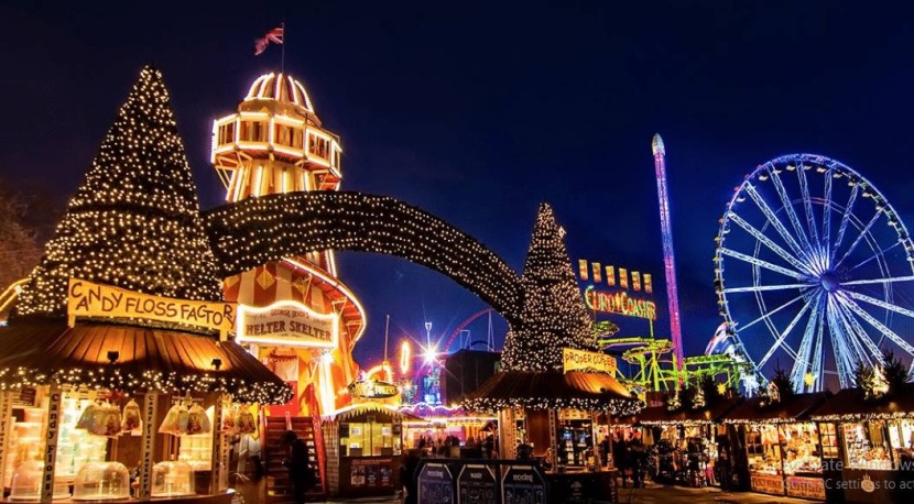 «ونتروندرلاند» واجهة للترفيه والفرح .. والألعاب النارية تزين سماءها